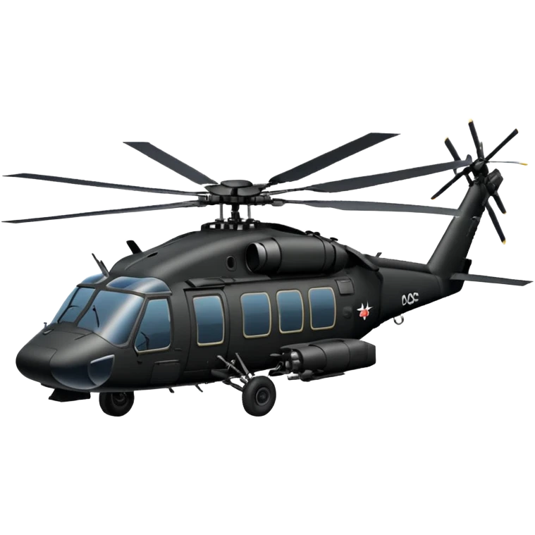 black hawk emoji