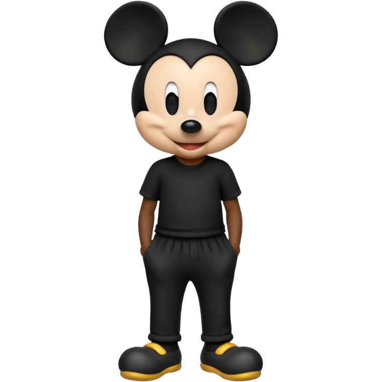 mickey en tn full black emoji