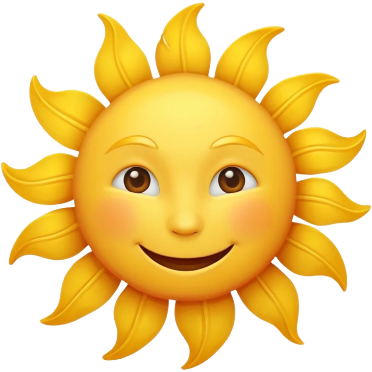 a smiling sun emoji emoji