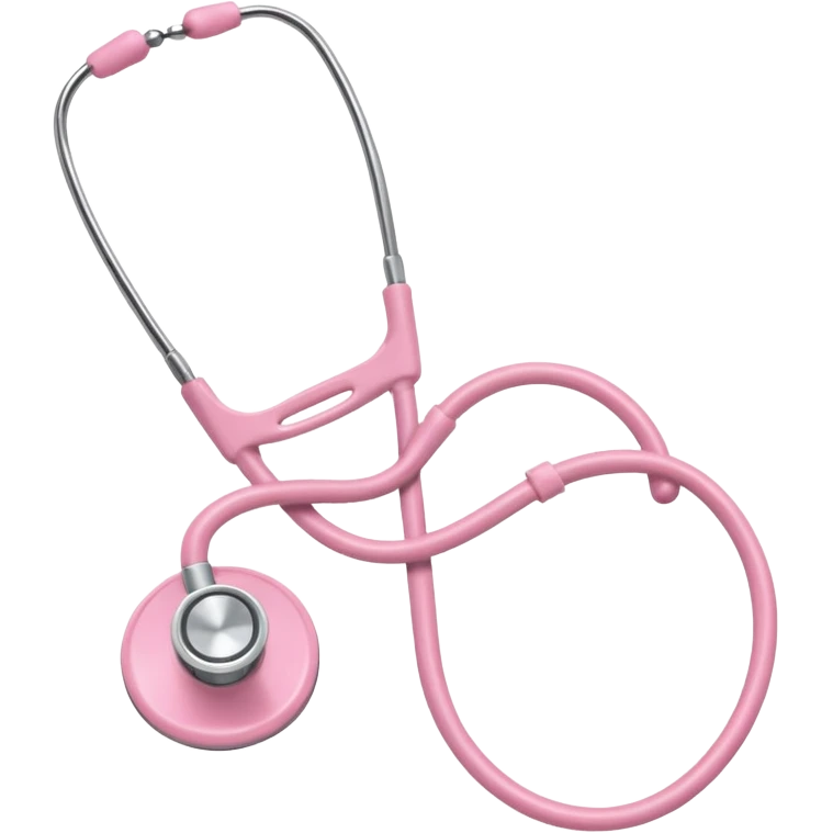 stethoscope, light pink emoji