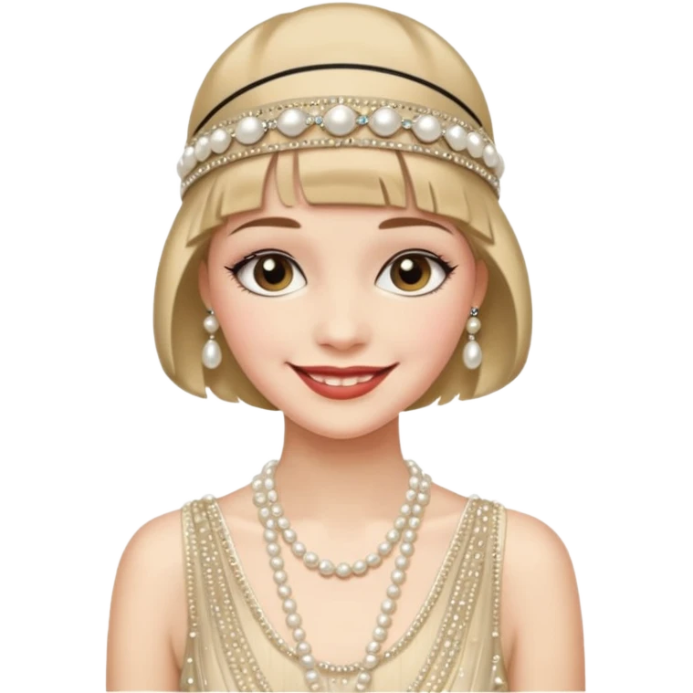 gatsby woman emoji
