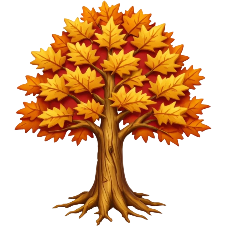 Golden treee emoji