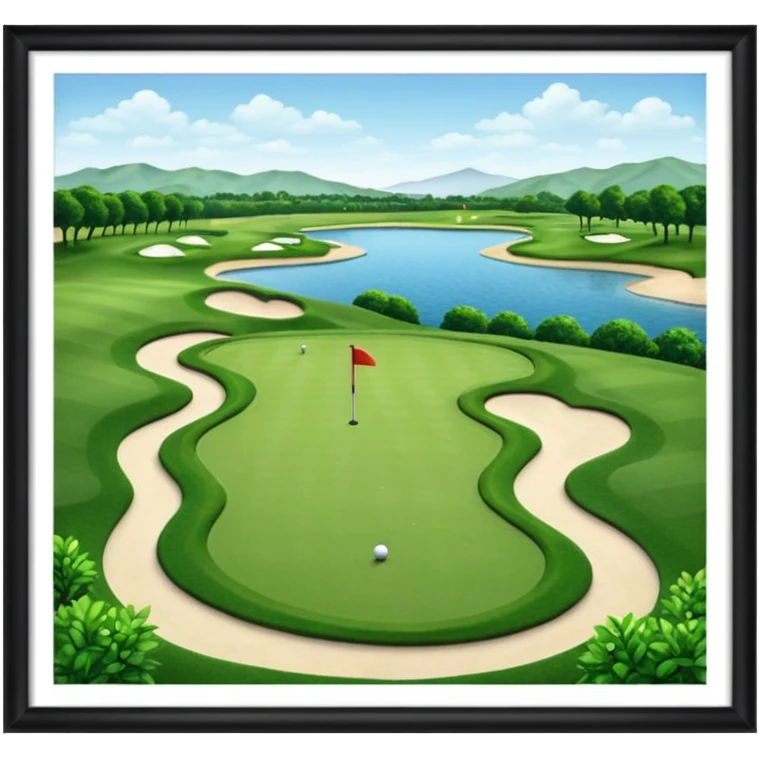 golf course  emoji
