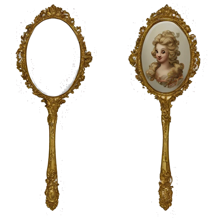 rococo hand mirror emoji
