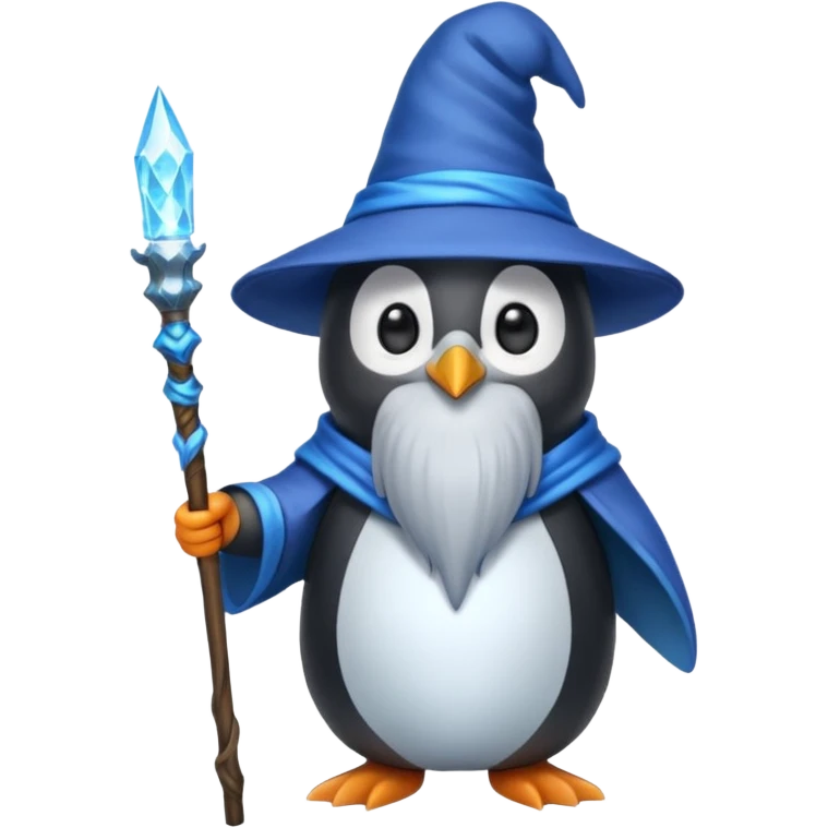 Penguin Wizard emoji