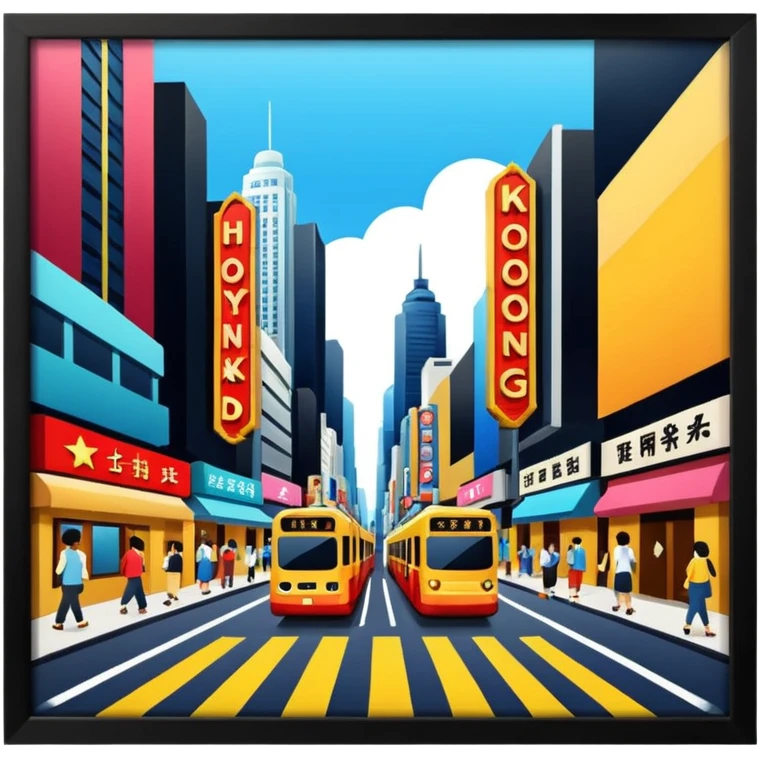 Hongkong Hollywood Street emoji
