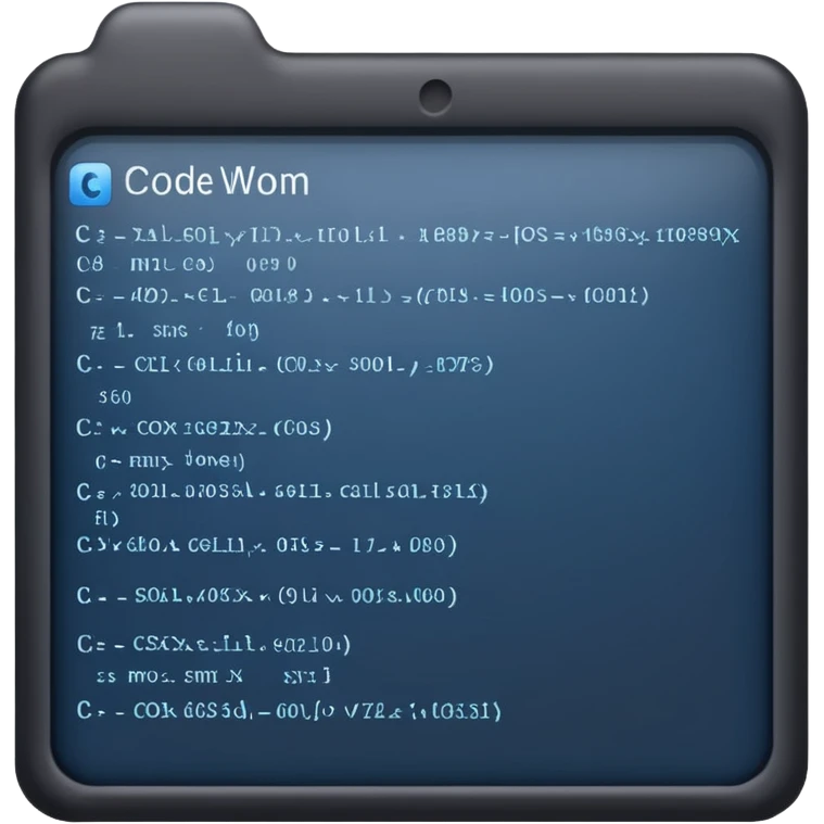 code window with C# highlighted emoji