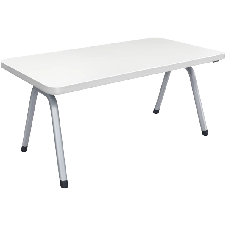 Long White empty desk table  emoji