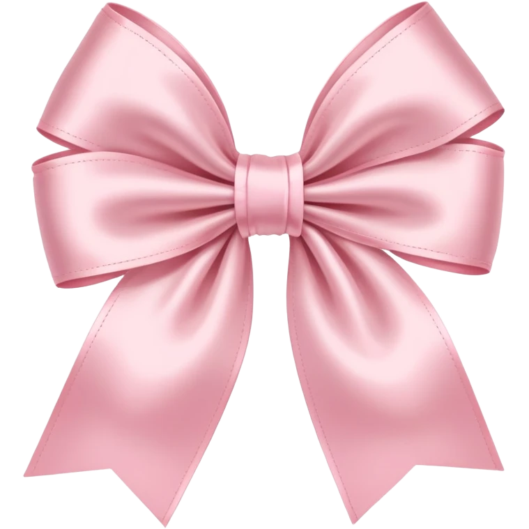 pastel pink bow emoji