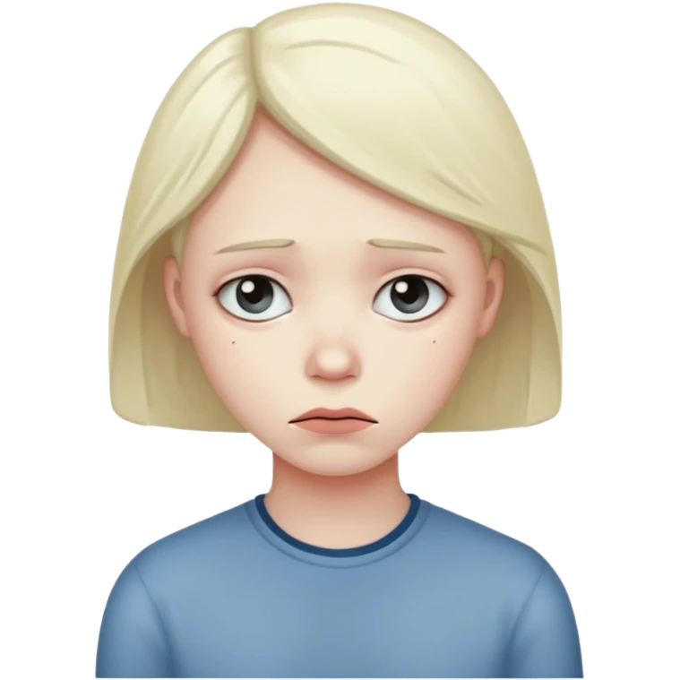 Con sueño triste emoji