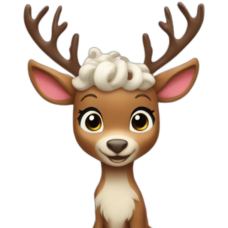 Enchantimals reindeer birthday emoji