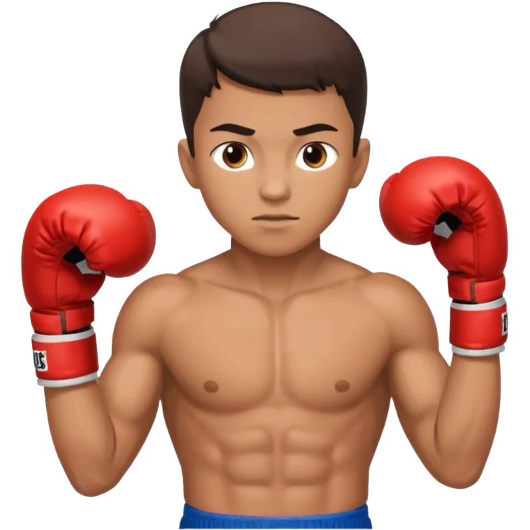 young boy professional boxer emoji