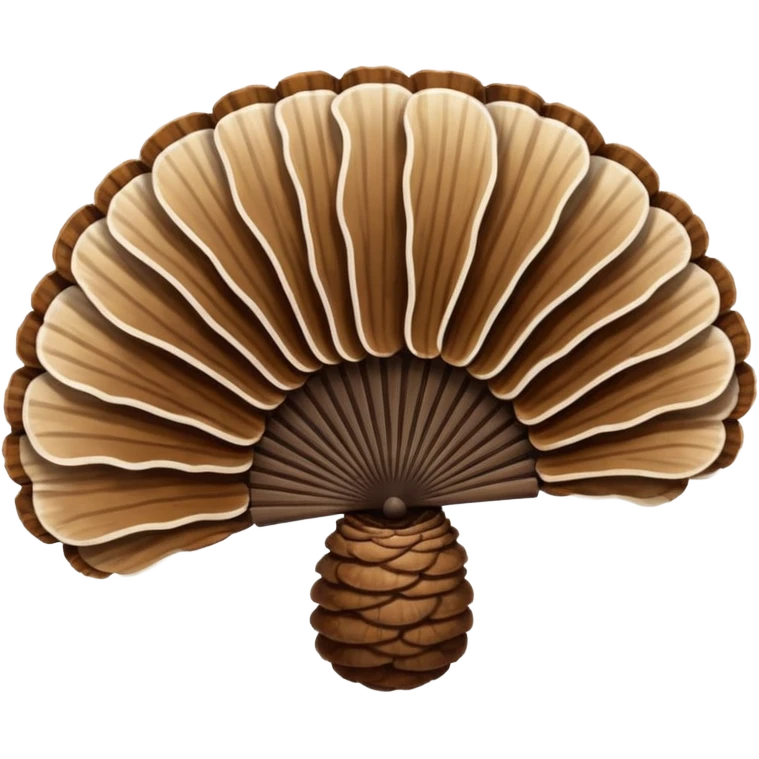 turkey tail mushroom emoji