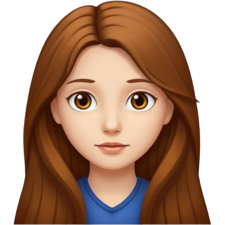 pretty long hair girl emoji