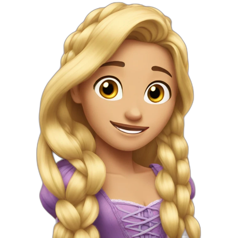 rapunzel emoji