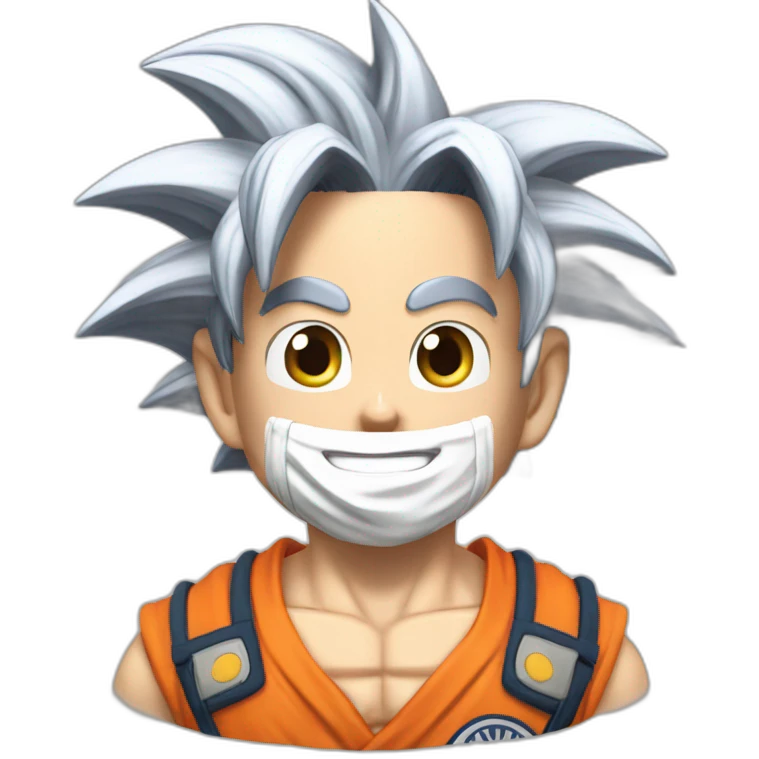 does goku clean nuts? emoji