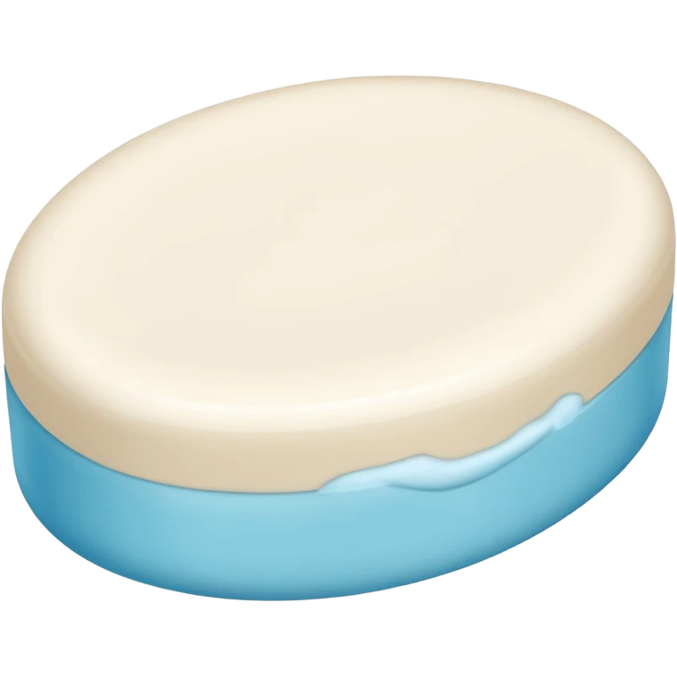 oval white soap emoji