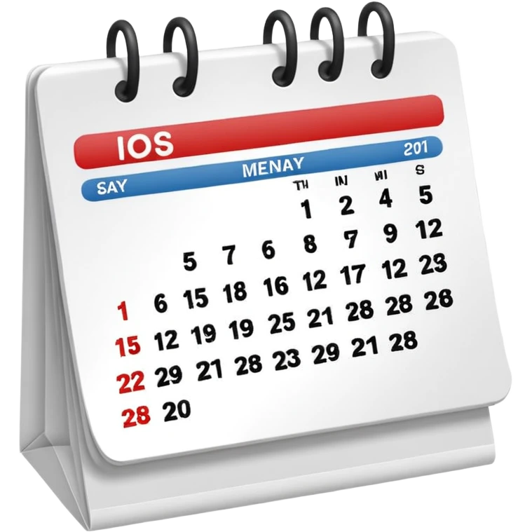 mini calander emoji
