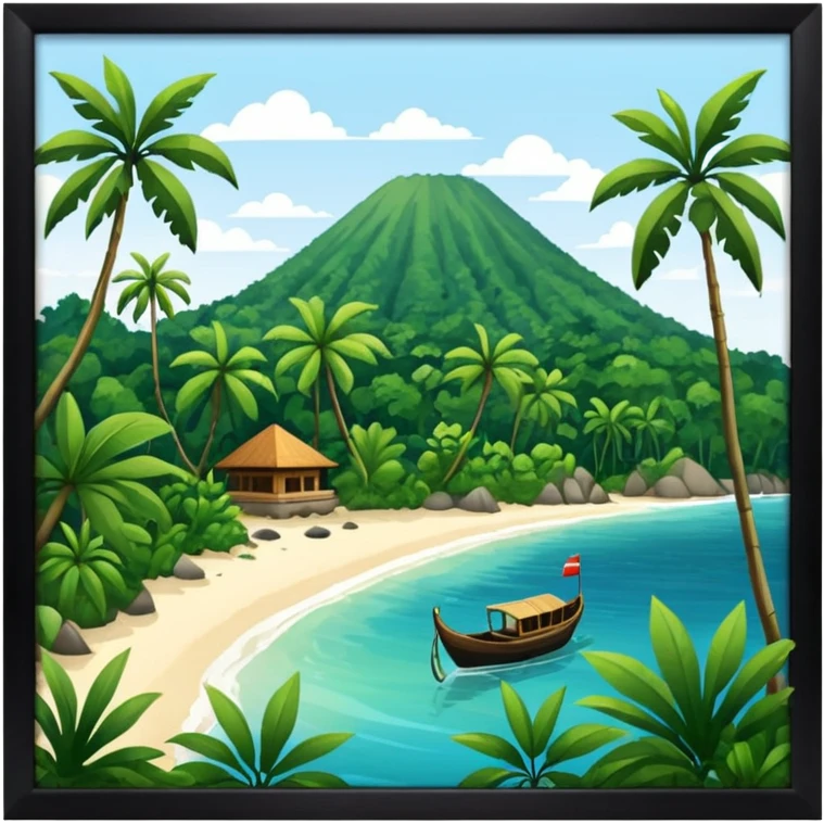 GAMBAR PULAU SUMATERA NEGARA INDONESIA emoji