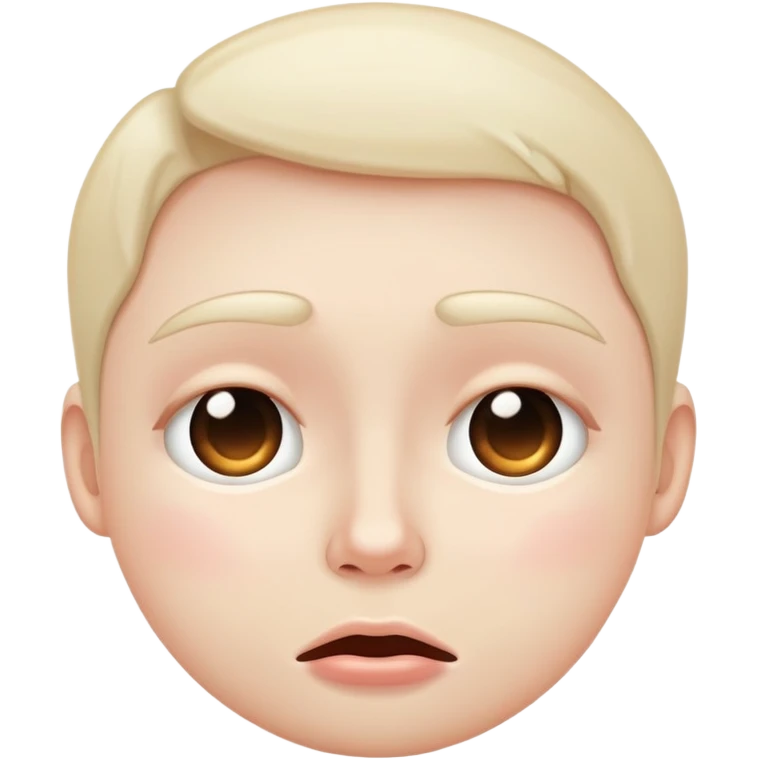 squeezing face cheeks emoji