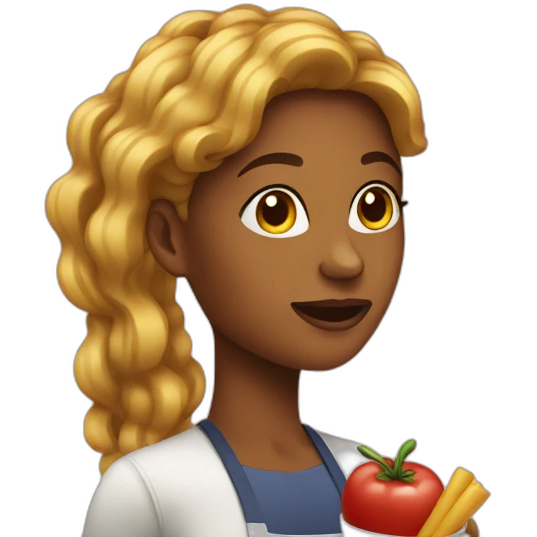 Women On Food emoji | AI Emoji Generator