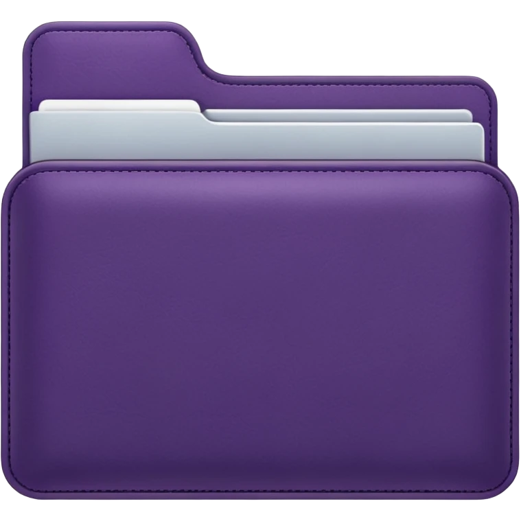 dark purple folder emoji