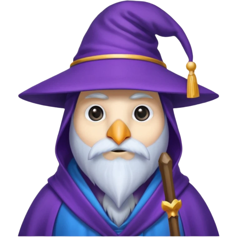 Penguin Wizard emoji