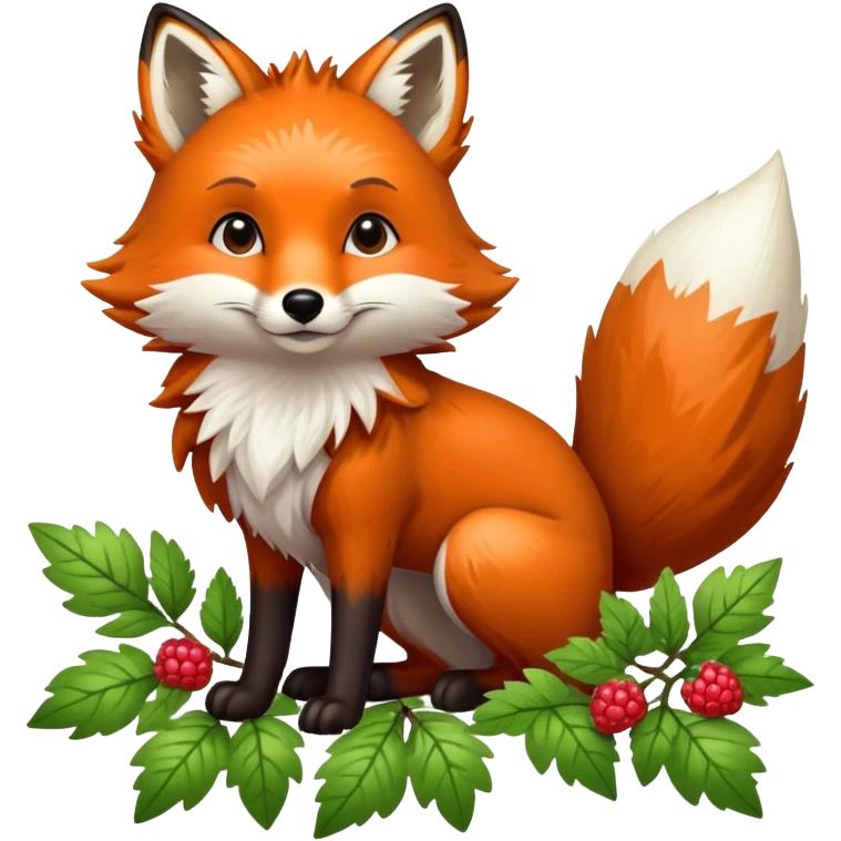Dewberry and fox emoji