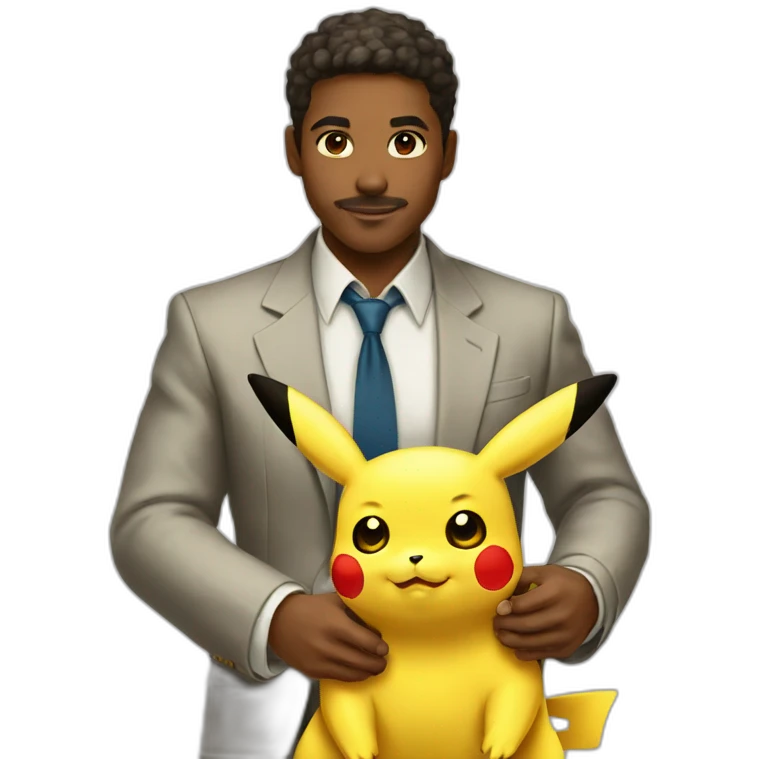 rich pikachu emoji