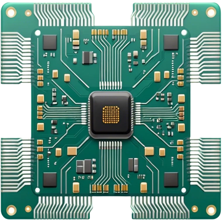 microscopic look into microchips emoji