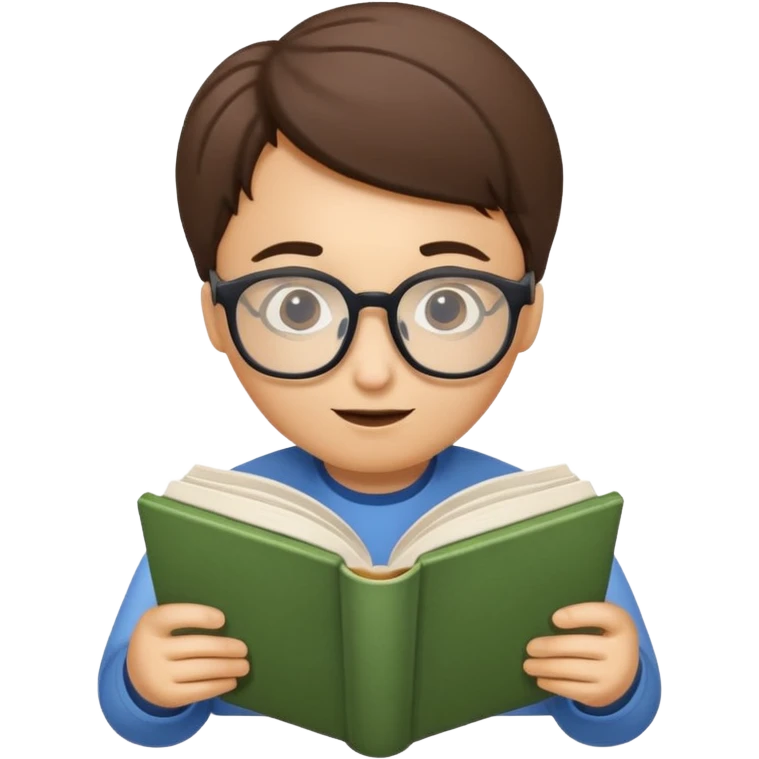 Book worm emoji