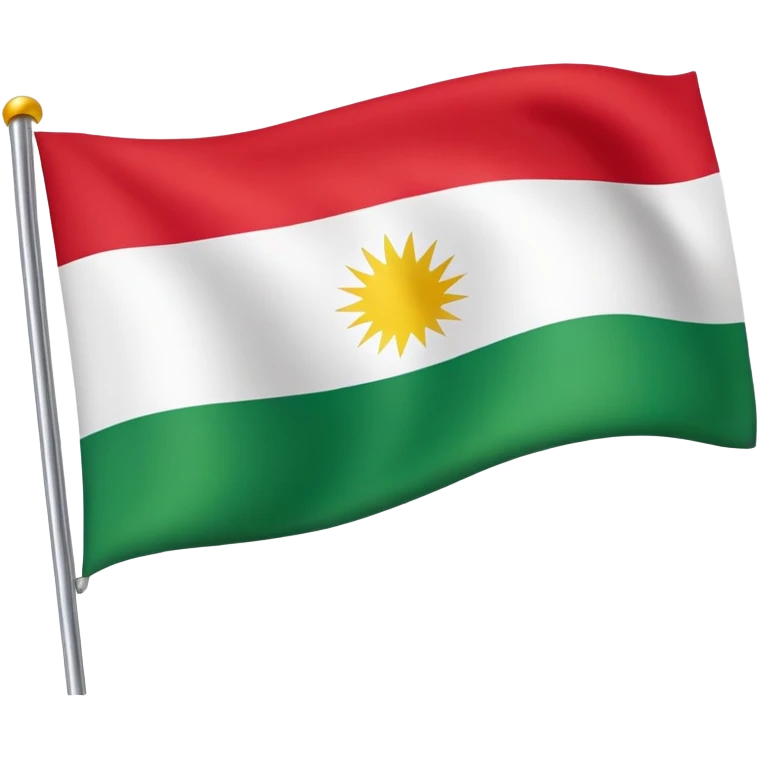 Kurdistanflagge emoji