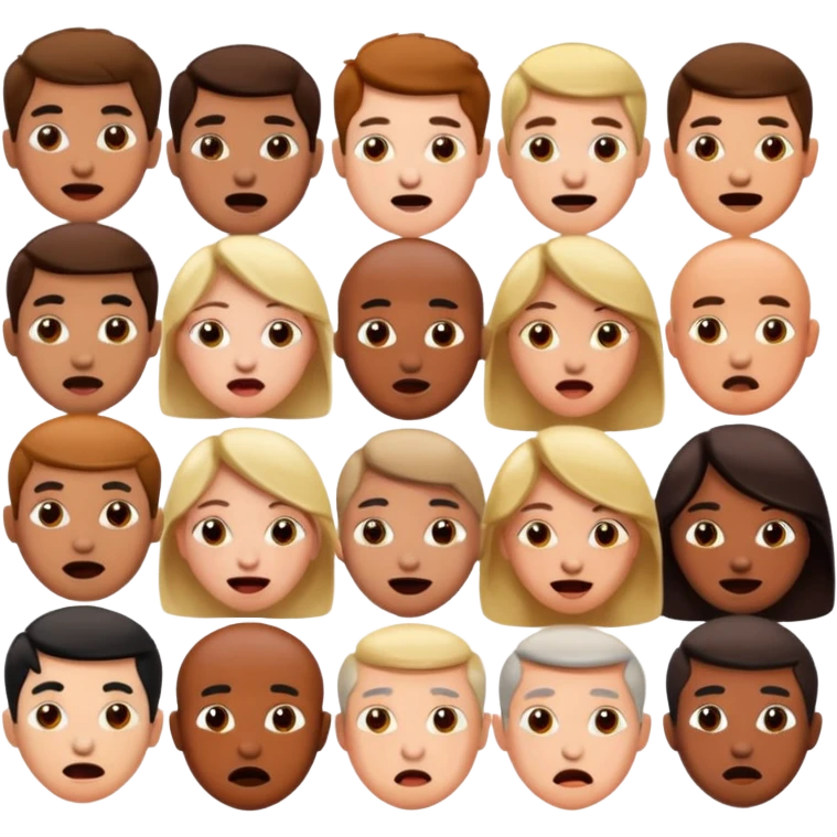 Funny faces emoji