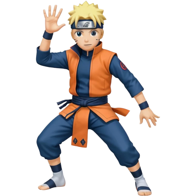Naruto on pose rasengan emoji