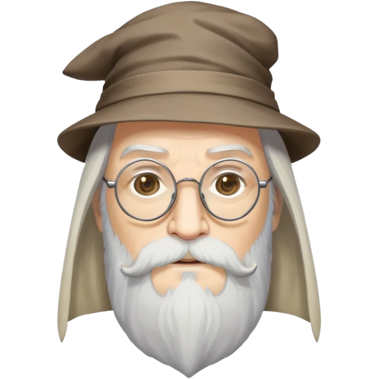 Crea un mago como dumbeldore con estilo ghibli  emoji