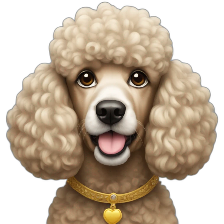 poodle king emoji