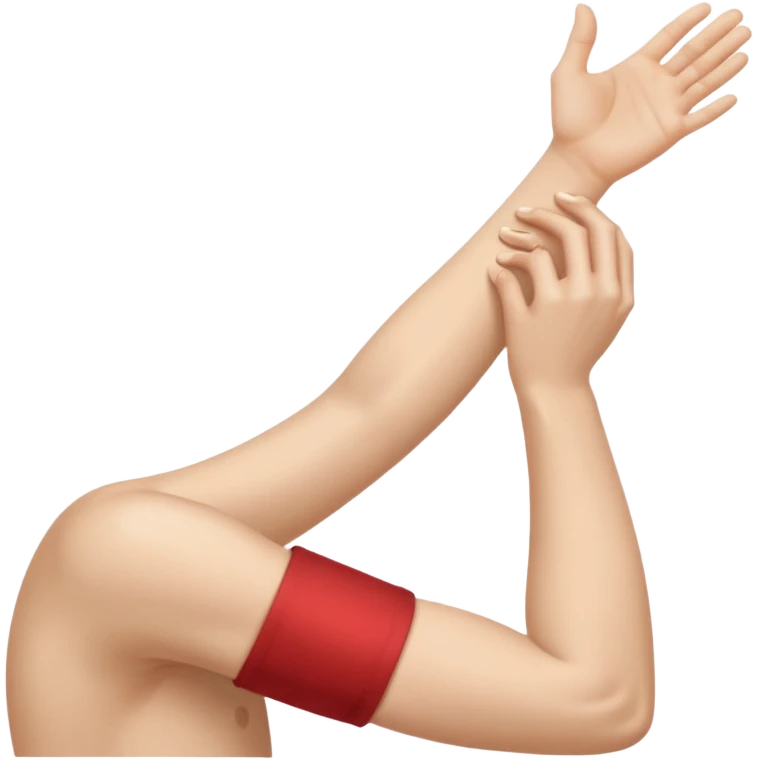 Un emojis para uso medico: Un hombro, una cadera, una rodilla, un pie, un brazo con un codo y mano, una espalda y un cuello emoji