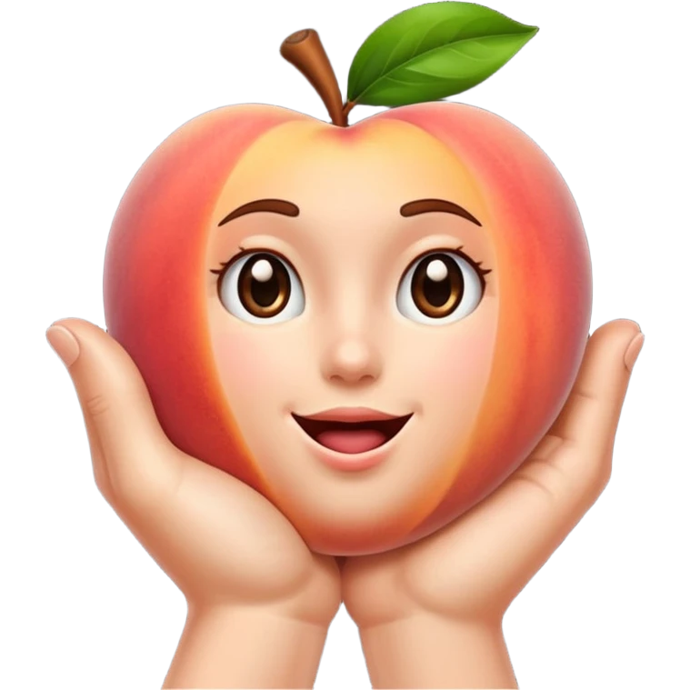 🍑+ slap emoji