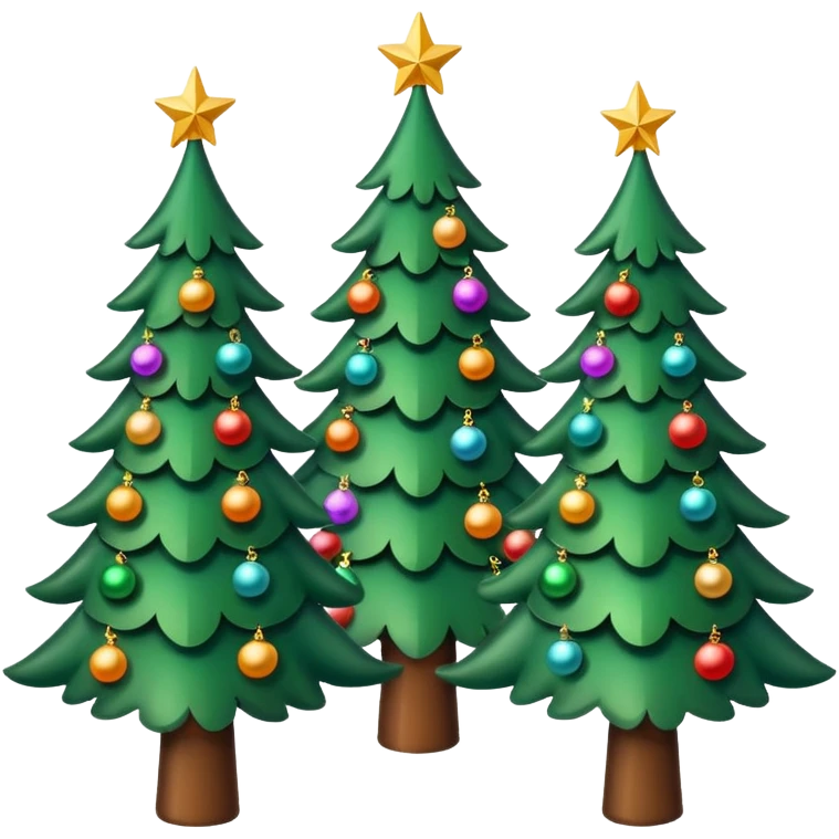 christmas trees emoji