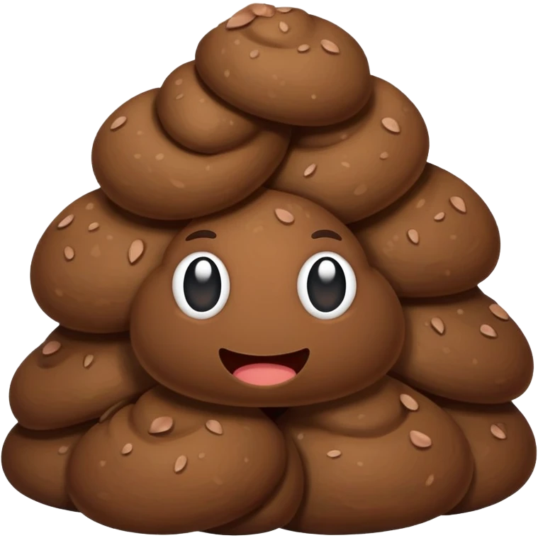 poop no face emoji