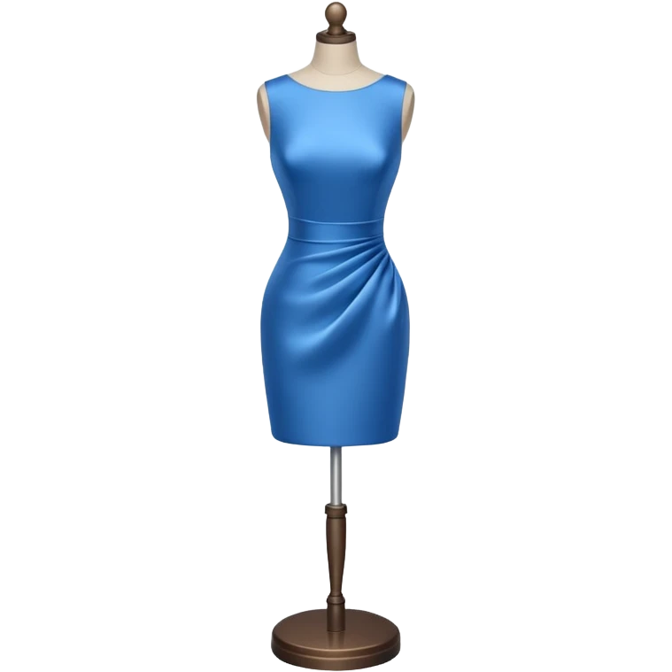 dress mannequin with tinyblue dress emoji