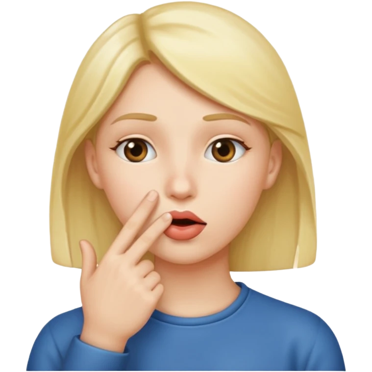 🫂+🤫 emoji