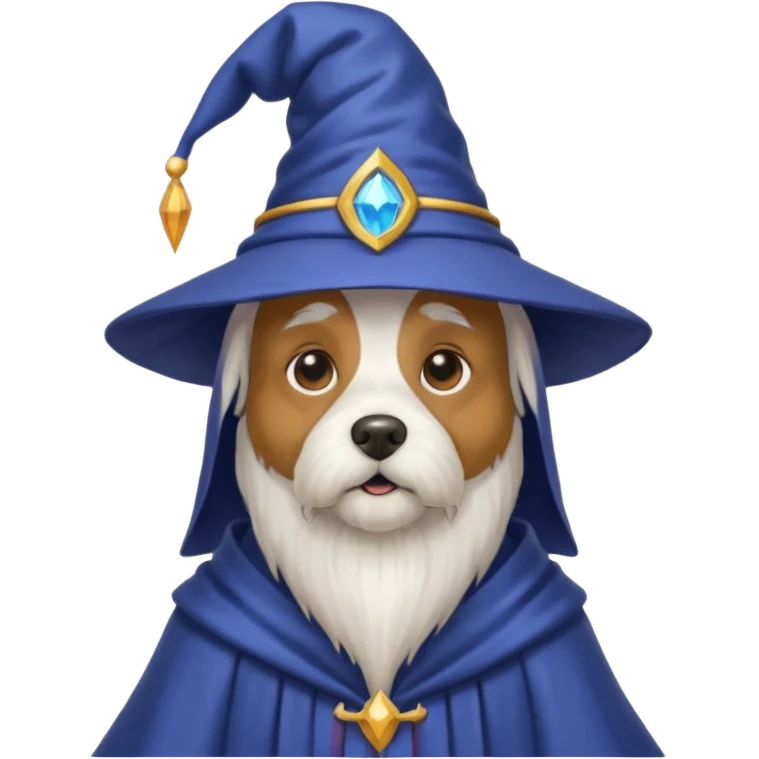 Dog wizard emoji