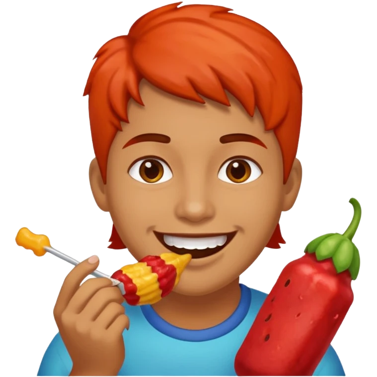 Teorodo con un chamoy emoji