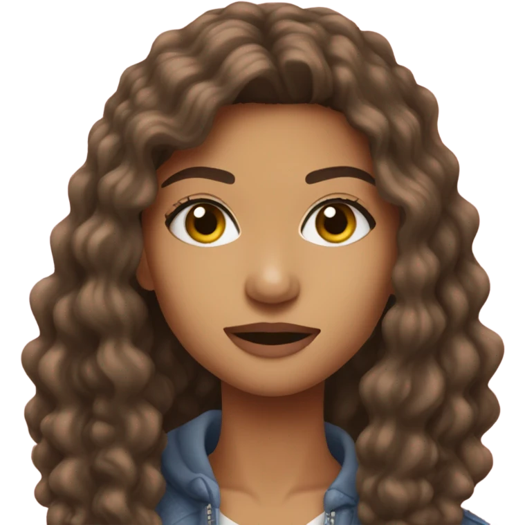 Realistic zendaya emoji