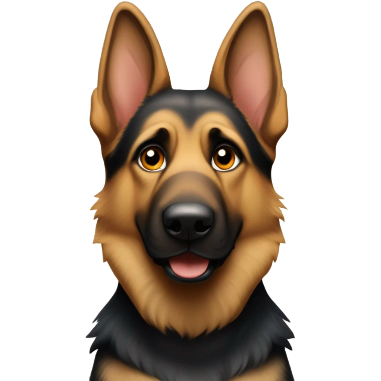 German shepherd dog emoji