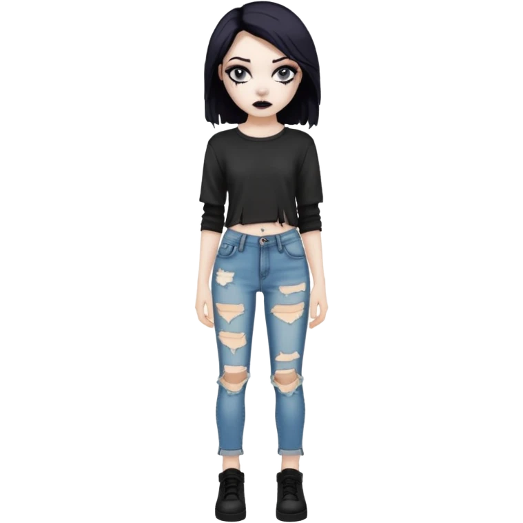 Alternative grunge person emoji