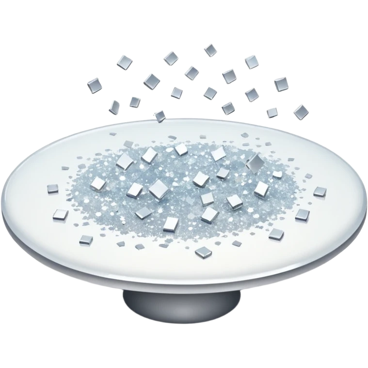 glitter white market emoji