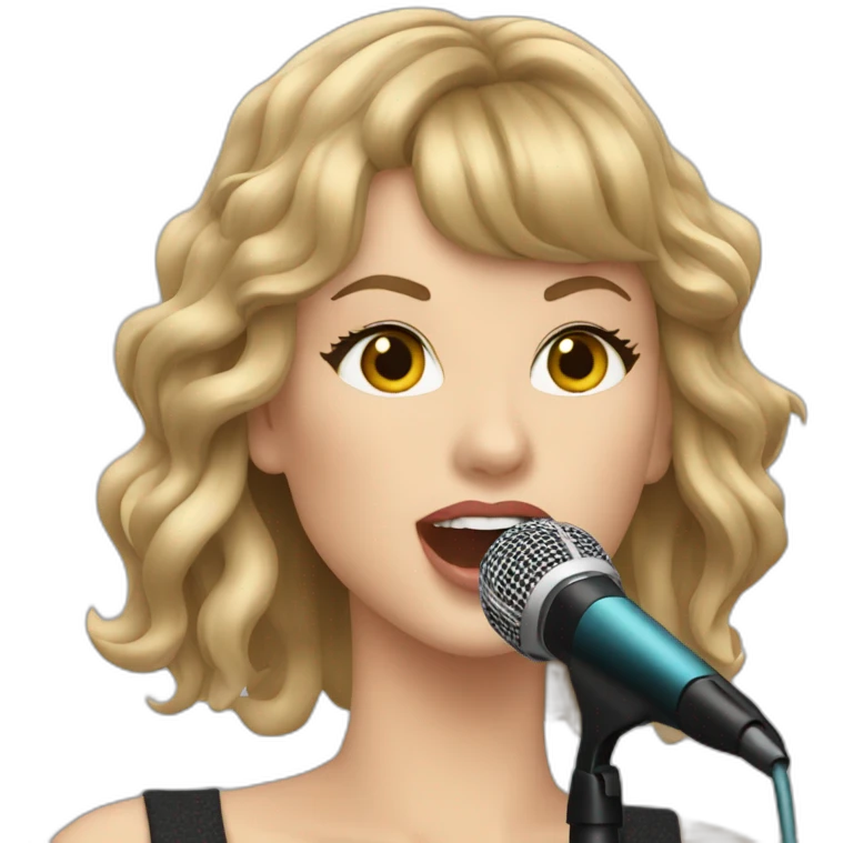 taylor swift singing emoji