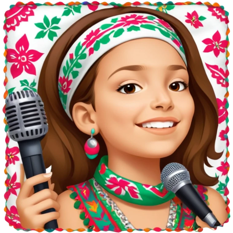 Colorful Singer emoji